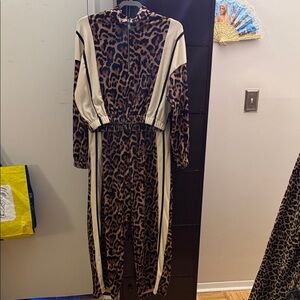 Leopard Print Women's jumpsuit